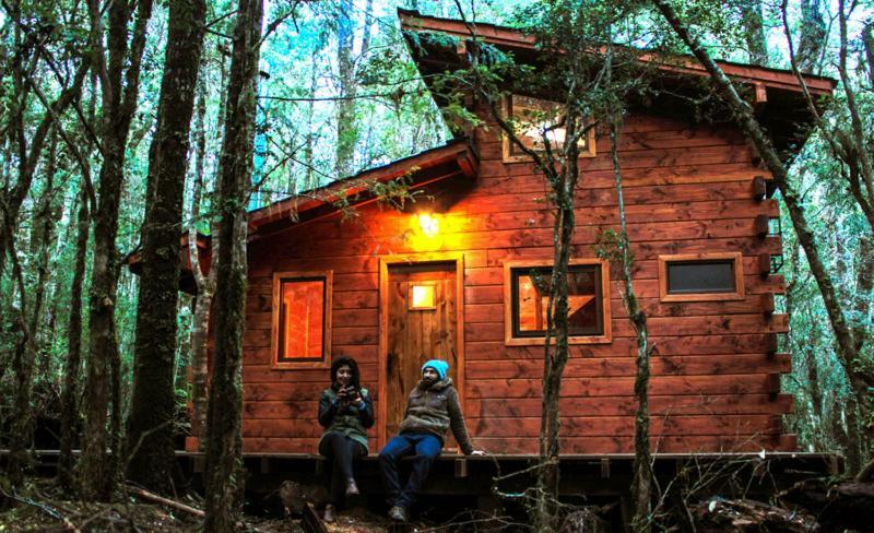 Cabanas Bosque Milenario Коньярипе Экстерьер фото