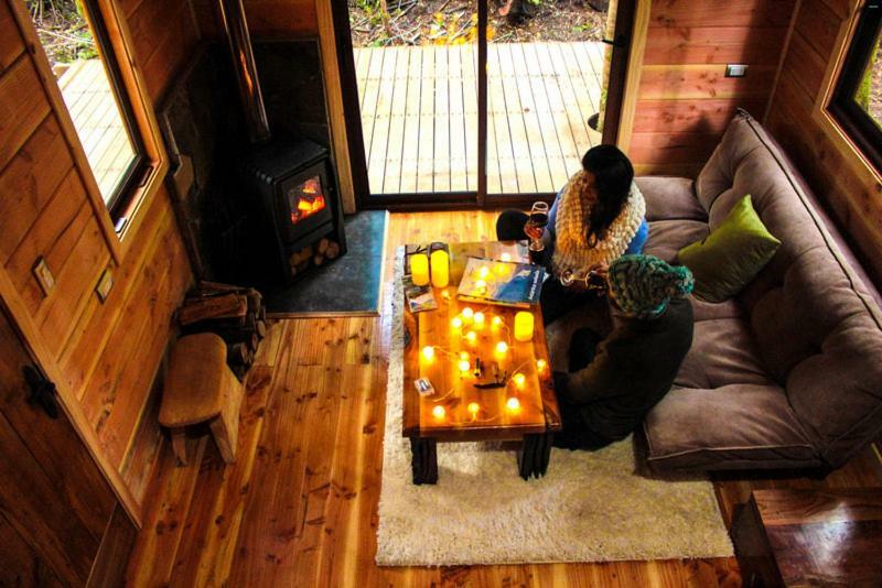 Cabanas Bosque Milenario Коньярипе Экстерьер фото